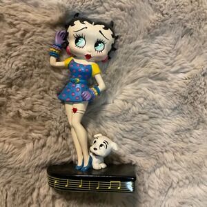 Danbury Mint Betty Boop Betty Sings The Blues Collector Figure Statue 1995 Pudgy